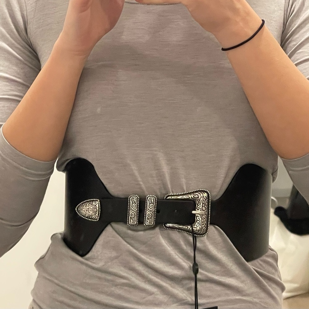 The Kooples 100% black leather waist belt Never worn with tag on.Originally $330